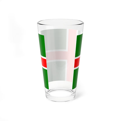 Flag of Smaland (Sweden) Pint Glass 16oz