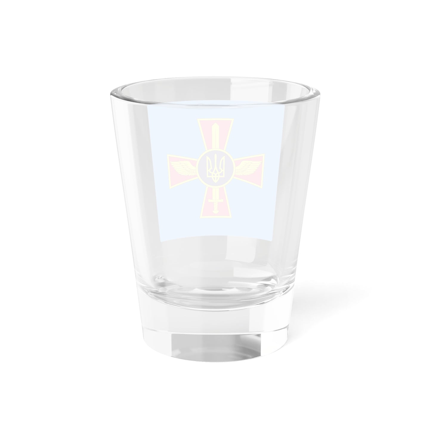 Standard of the Ukrainian Air Force Commander-in-Chief rect (Ukraine) Shot Glass 1.5oz