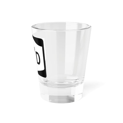 NY-37D (New York) (Road Sign) Shot Glass 1.5oz