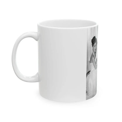 Debra Paget #461 (Vintage Female Icon) White Coffee Mug-Go Mug Yourself