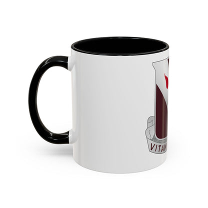 327 Medical Battalion (U.S. Army) Accent Coffee Mug