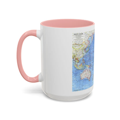 Pacific Ocean (1969) (Map) Accent Coffee Mug
