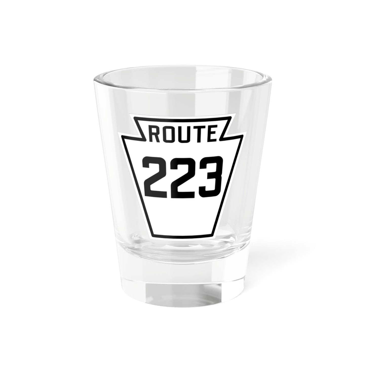 PA-223 1926 (Pennsylvania) (Road Sign) Shot Glass 1.5oz