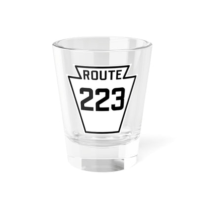 PA-223 1926 (Pennsylvania) (Road Sign) Shot Glass 1.5oz