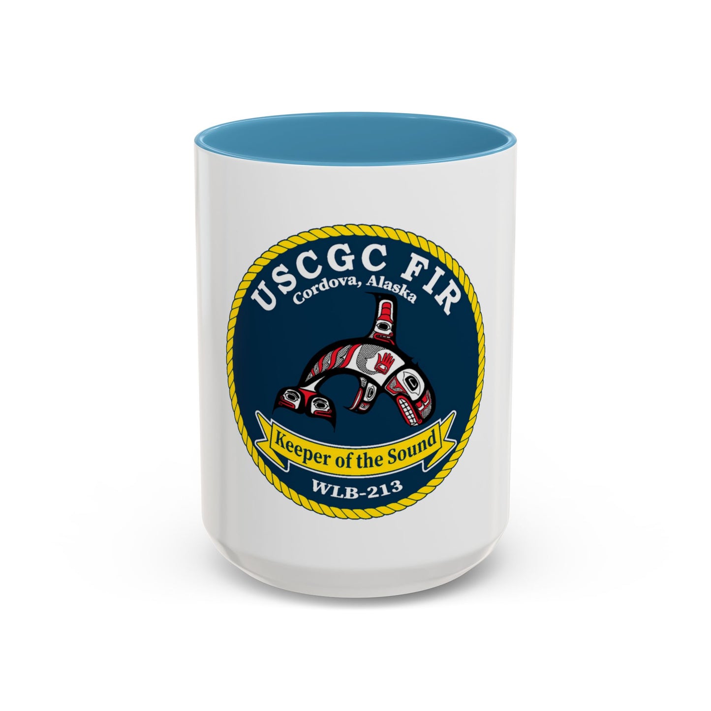 USCG FIR WLB 213 (U.S. Coast Guard) Accent Coffee Mug