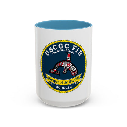 USCG FIR WLB 213 (U.S. Coast Guard) Accent Coffee Mug