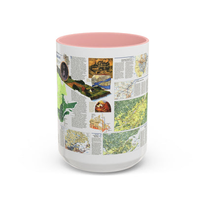 Canada - Quebec 2 (1991) (Map) Accent Coffee Mug