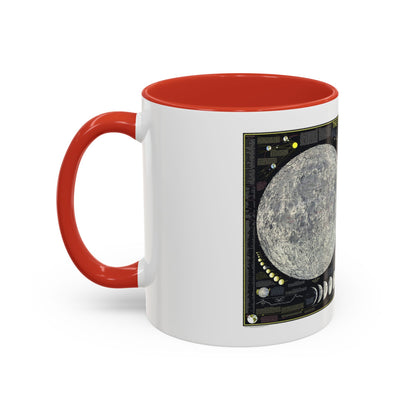 Space - The Moon (1969) (Map) Accent Coffee Mug