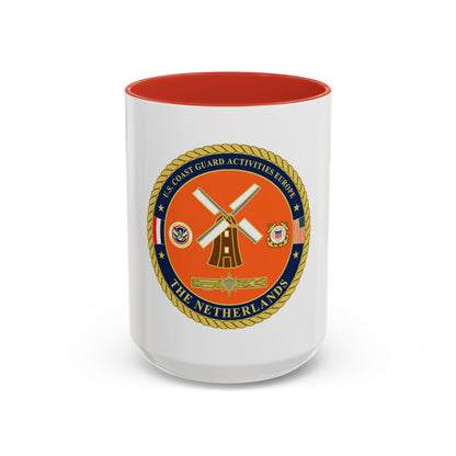 USCG ACTEURO The Netherlands (U.S. Coast Guard) Accent Coffee Mug