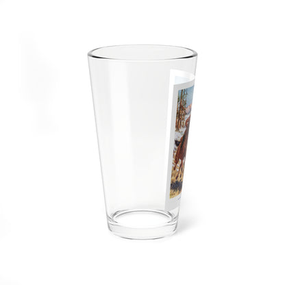 The End Of The Trail, Boy's Own Paper Annual, Volume 47, 1924-1925 (Magazine Illustration) Pint Glass 16oz