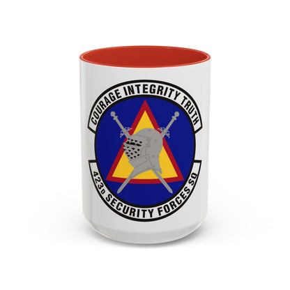 423d Security Forces Squadron (U.S. Air Force) Accent Coffee Mug