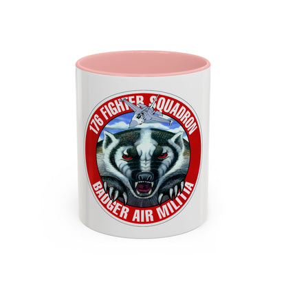 176th Fighter Squadron (U.S. Air Force) Accent Coffee Mug