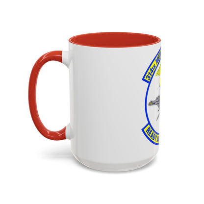 314th Medical Support Squadron (U.S. Air Force) Accent Coffee Mug