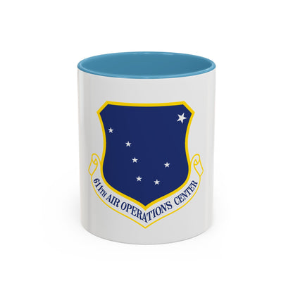 611th AOC (U.S. Air Force) Accent Coffee Mug