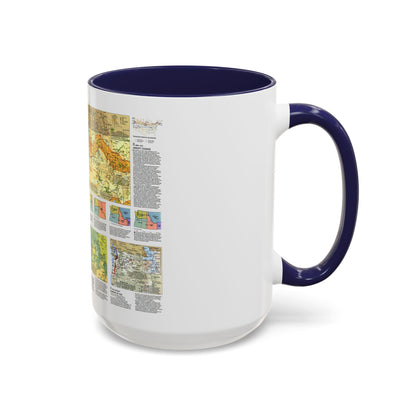 USA - Pacific Northwest 2 (1986) (Map) Accent Coffee Mug