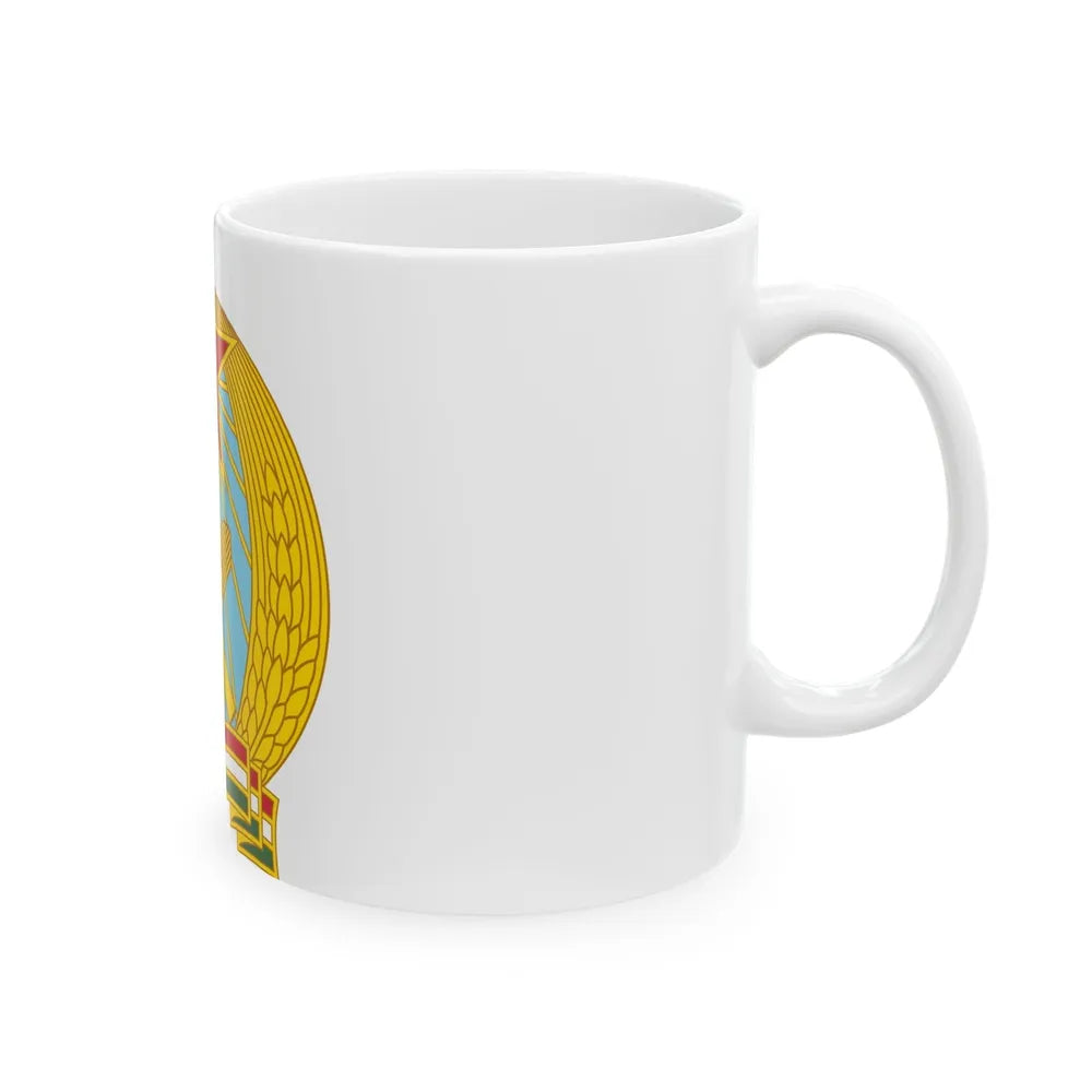 Coat of arms of Hungary (1949-1956) - White Coffee Mug-Go Mug Yourself