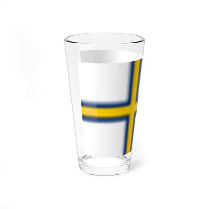 Norrlandsflaggan2 (Sweden) Pint Glass 16oz