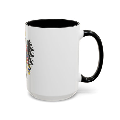 Middle Coat of Arms of Francis II, Holy Roman Emperor (1804-1806) - Accent Coffee Mug