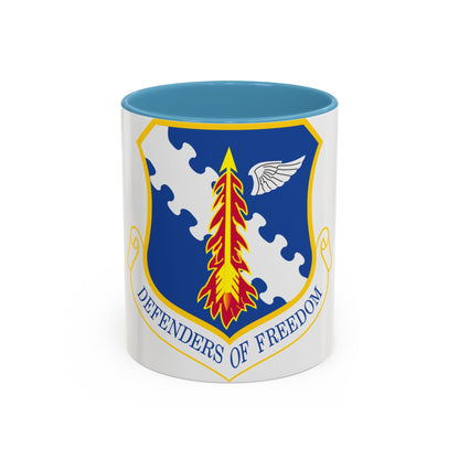 182d Airlift Wing insignia AFD 080128 056 (U.S. Air Force) Accent Coffee Mug