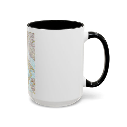 Italy (1961) (Map) Accent Coffee Mug