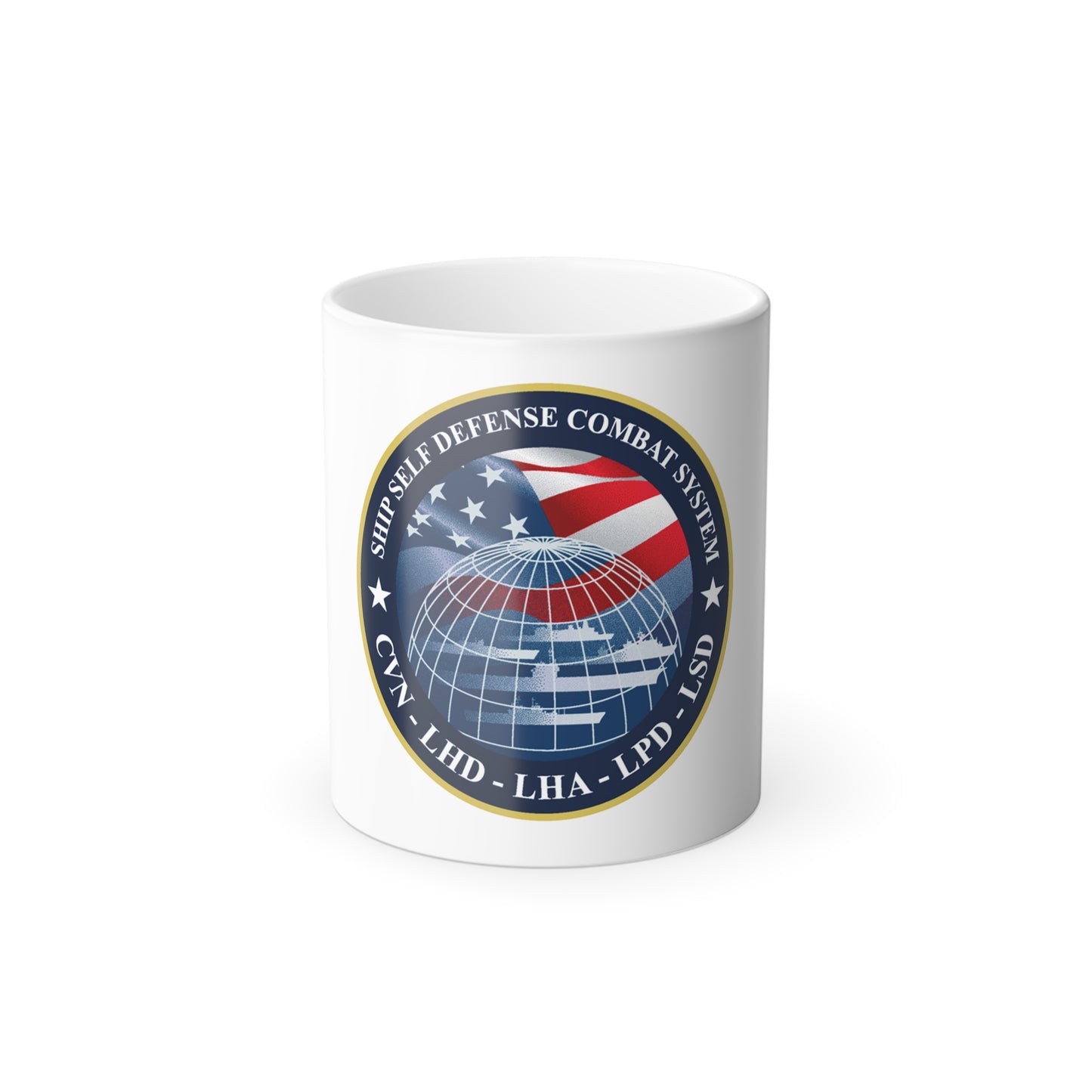 Ship Self Defense Combat System (U.S. Navy) Color Changing Mug 11oz