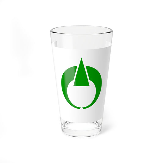 Flag of Oguni Yamagata (Japan) Pint Glass 16oz