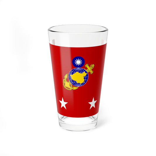 ROCMC Lieutenant Generals Flag 1964 (China) Pint Glass 16oz