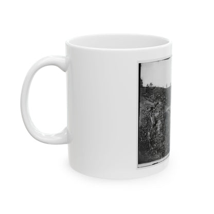 Antietam, Maryland. Antietam Bridge, Looking Down Stream (U.S. Civil War) White Coffee Mug