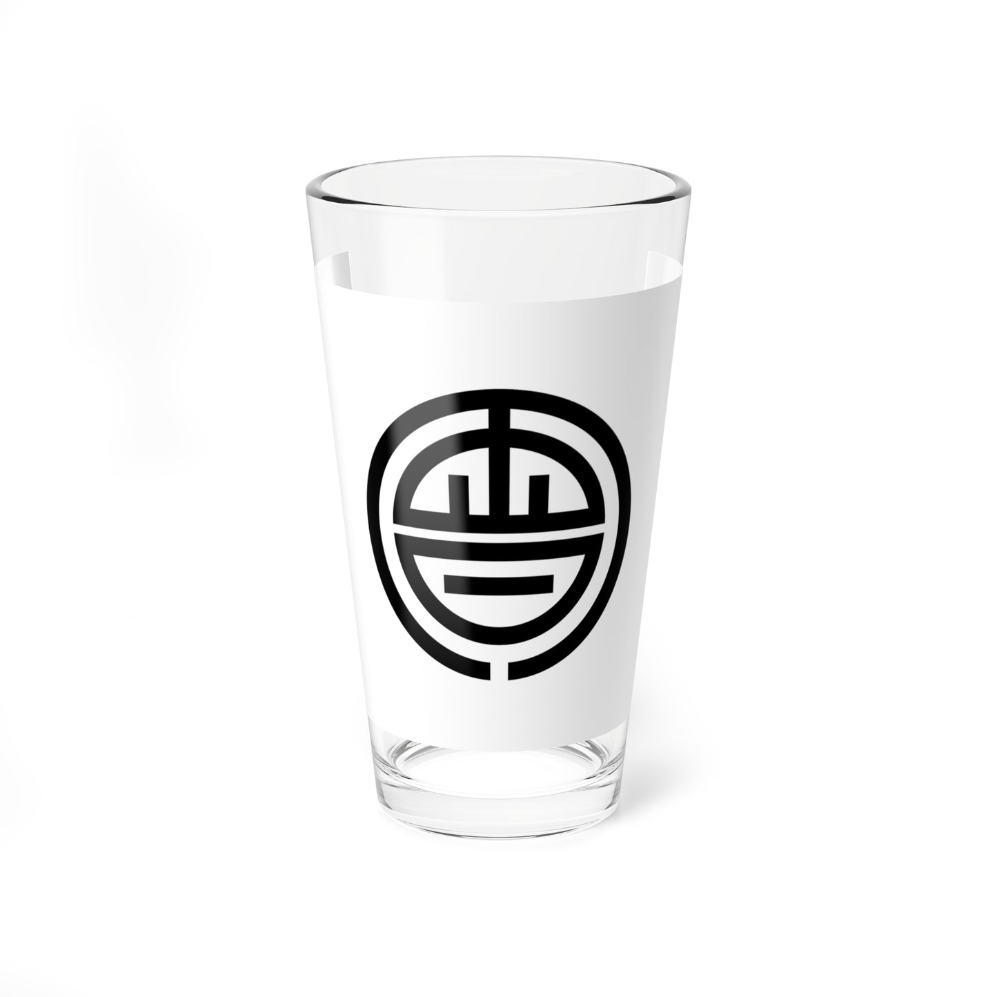 Flag of Aizuwakamatsu Fukushima (Japan) Pint Glass 16oz