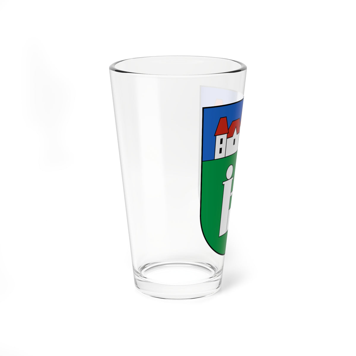 FeldbrunnenStNiklaus-blazon (Switzerland) (Coat of Arms) Pint Glass 16oz