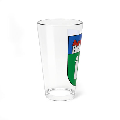 FeldbrunnenStNiklaus-blazon (Switzerland) (Coat of Arms) Pint Glass 16oz
