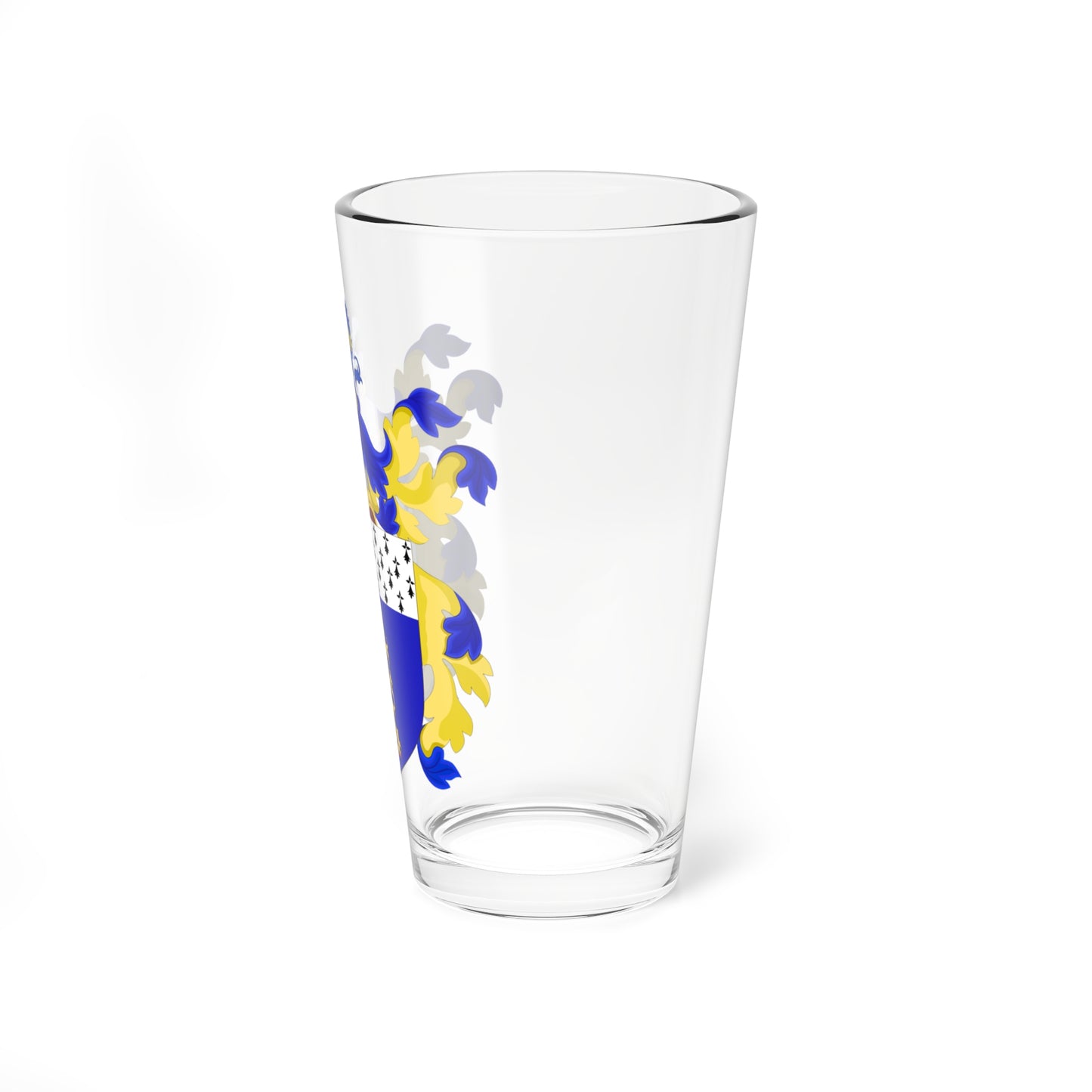 Coat of Arms of William Eager (United States) (Coat of Arms) Pint Glass 16oz