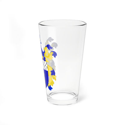 Coat of Arms of William Eager (United States) (Coat of Arms) Pint Glass 16oz
