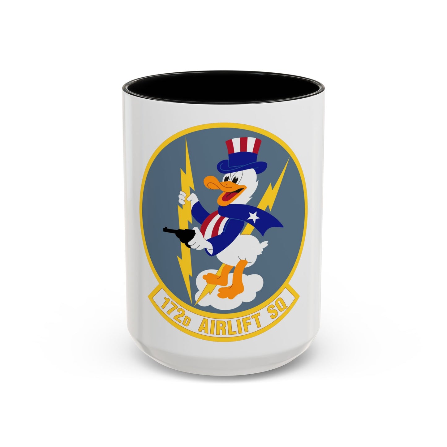 172d Airlift Squadron (U.S. Air Force) Accent Coffee Mug