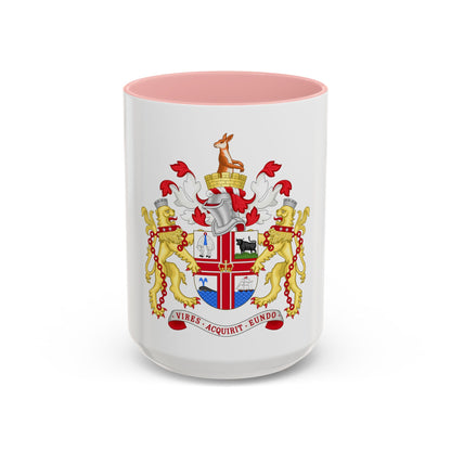 Coat of Arms Melbourne Australia - Accent Coffee Mug