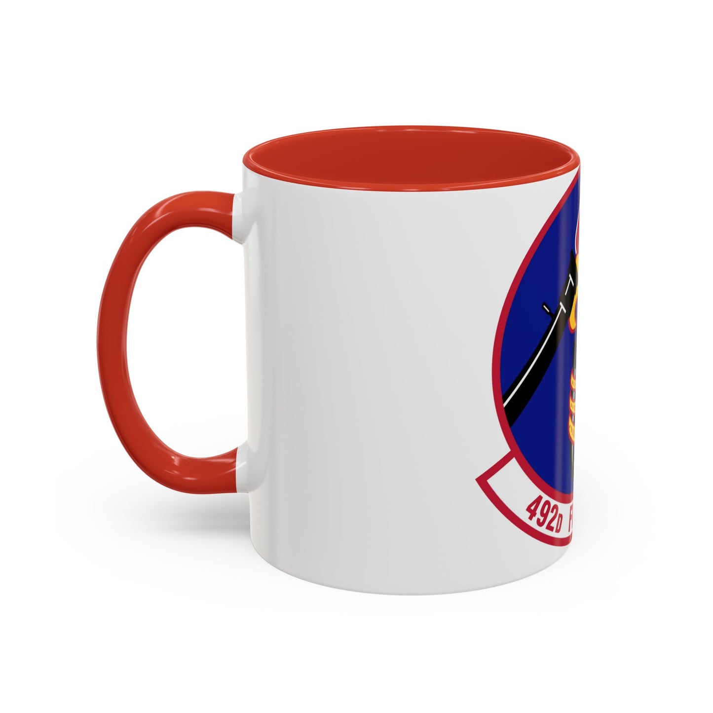 492d Fighter Squadron (U.S. Air Force) Accent Coffee Mug