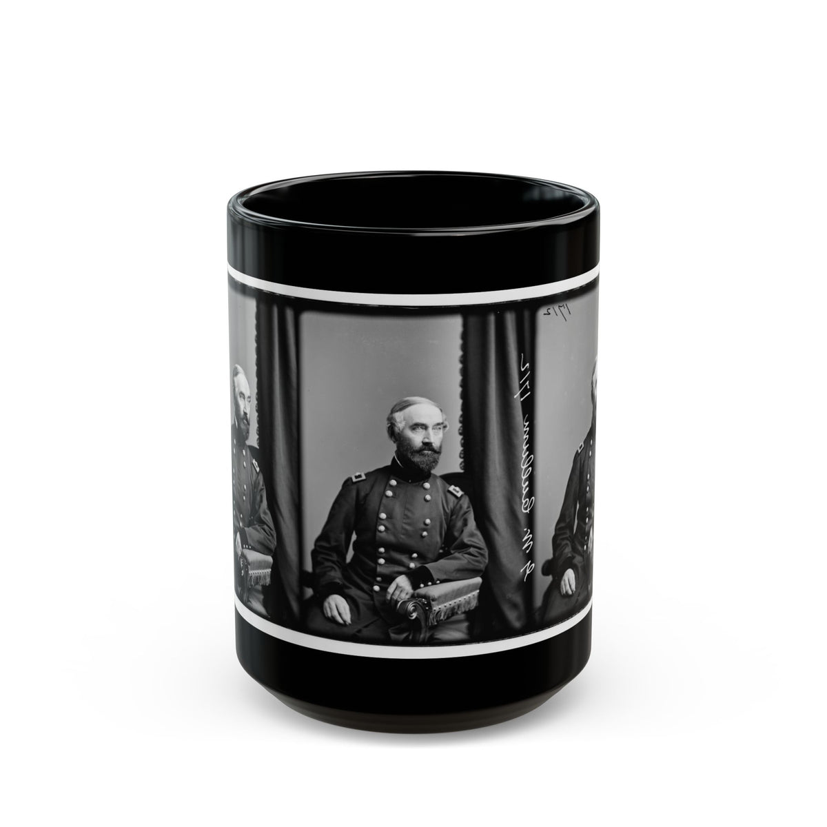 Brig. Gen. G.W. Cullum Was Appointed Chief Of Staff To General Henry W. Halleck (U.S. Civil War) Black Coffee Mug