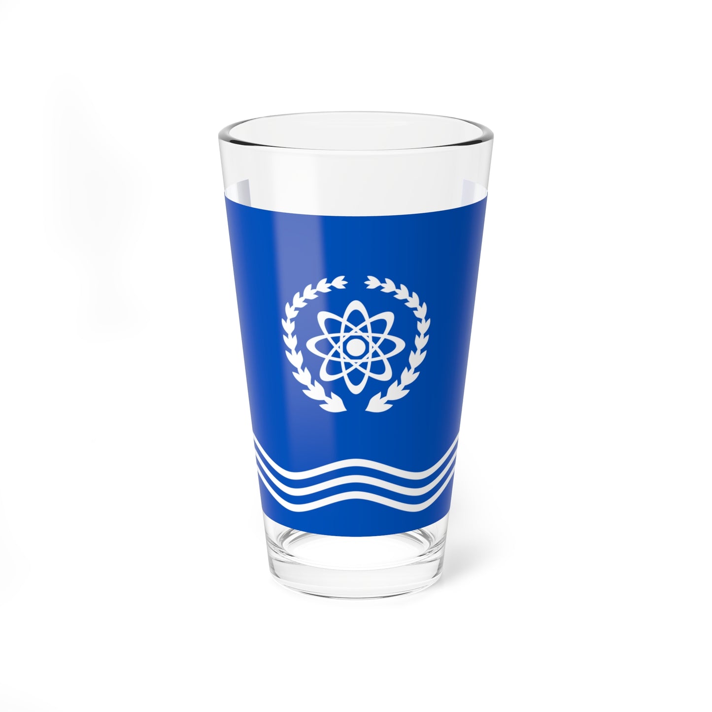 Flag of Obninsk Kaluga oblast (Russia) Pint Glass 16oz
