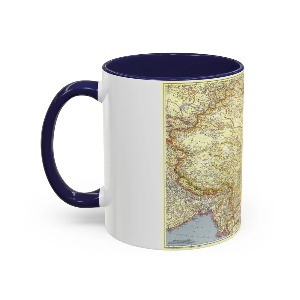 China (1945) (Map) Accent Coffee Mug-Go Mug Yourself