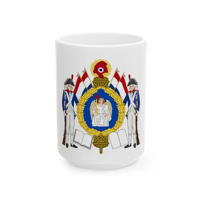 Coat of Arms of the First French Republic - White Coffee Mug-15oz-Go Mug Yourself