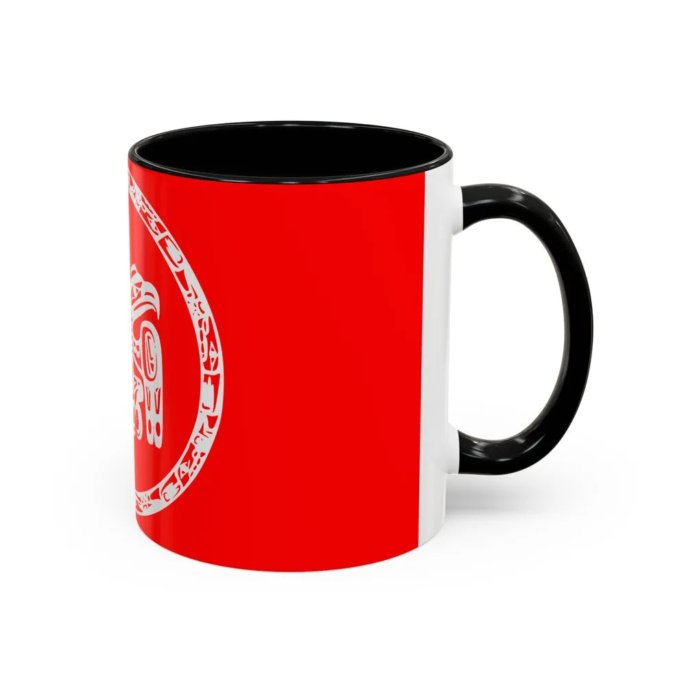 Haida Flag - Accent Coffee Mug-Go Mug Yourself