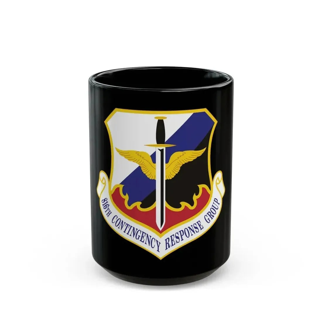 816th Contingency Response Group (U.S. Air Force) Black Coffee Mug - Go Mug Yourself