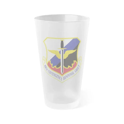 816th Contingency Response Group (U.S. Air Force) Frosted Pint Glass 16oz 16oz Frosted - Go Mug Yourself