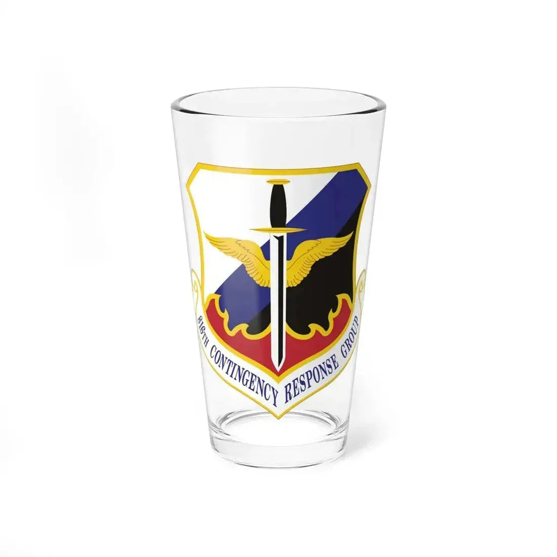 816th Contingency Response Group (U.S. Air Force) Pint Glass 16oz 16oz - Go Mug Yourself