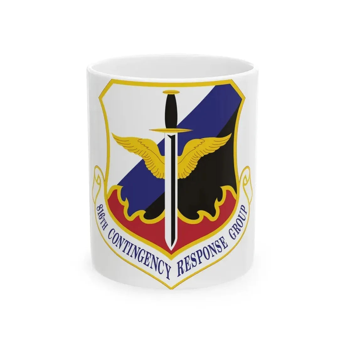 816th Contingency Response Group (U.S. Air Force) White Coffee Mug 11oz - Go Mug Yourself