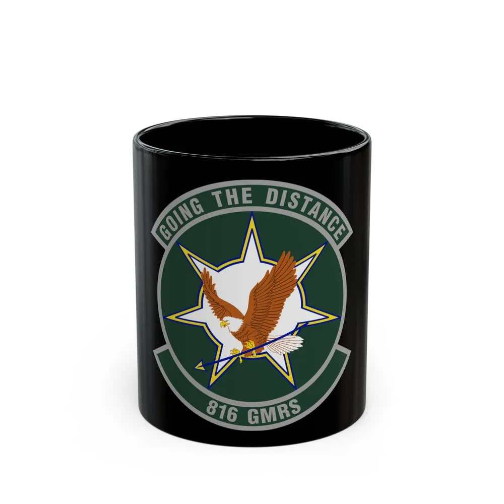 816th Global Mobility Readiness Squadron (U.S. Air Force) Black Coffee Mug-11oz-Go Mug Yourself