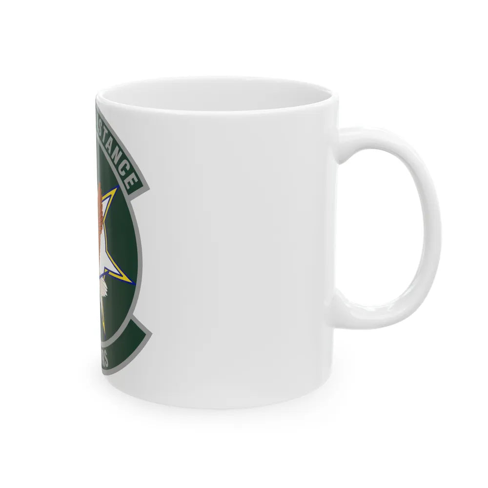 816th Global Mobility Readiness Squadron (U.S. Air Force) White Coffee Mug-Go Mug Yourself