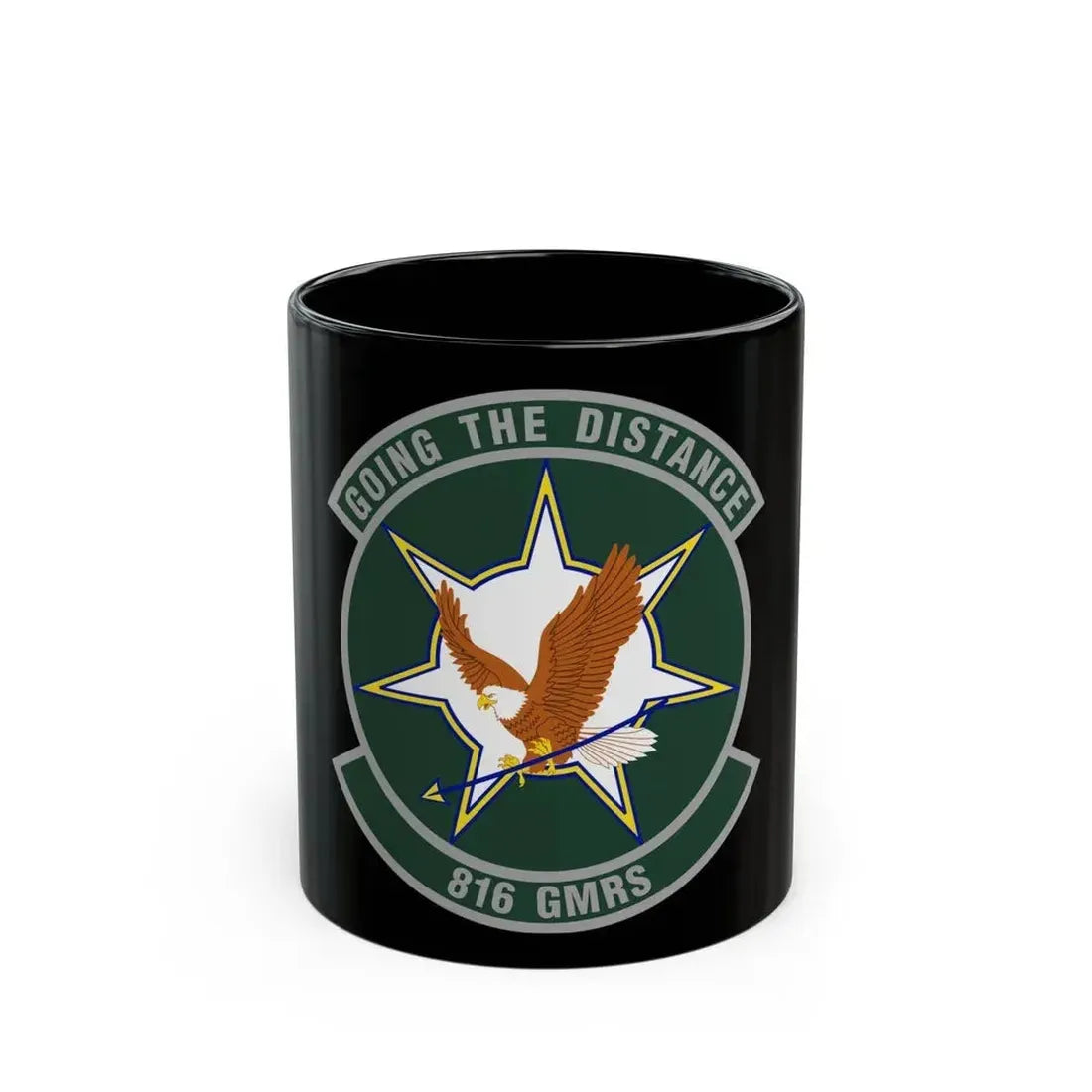 816th Global Mobility Readiness Squadron (U.S. Air Force) Black Coffee Mug 11oz - Go Mug Yourself