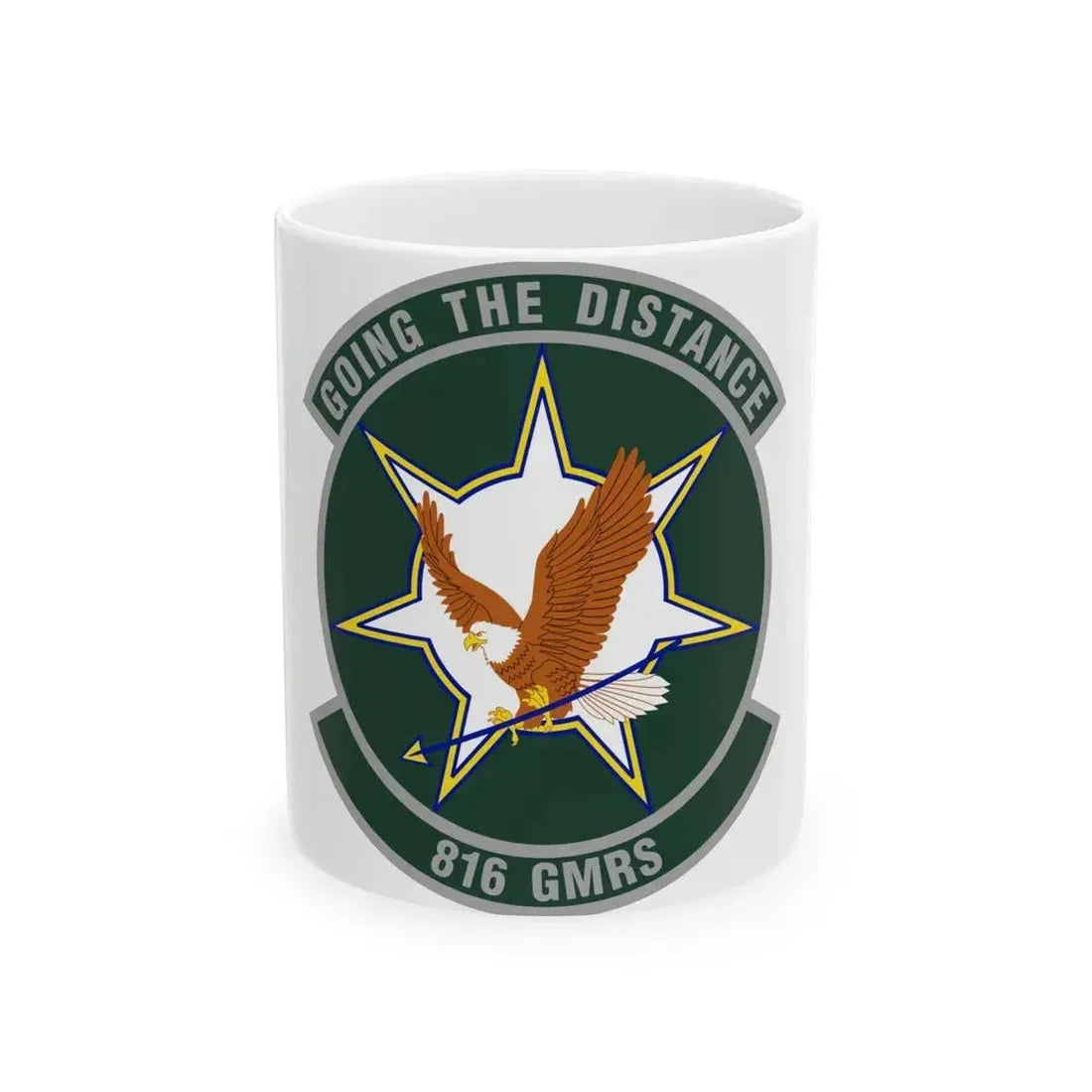 816th Global Mobility Readiness Squadron (U.S. Air Force) White Coffee Mug 11oz - Go Mug Yourself