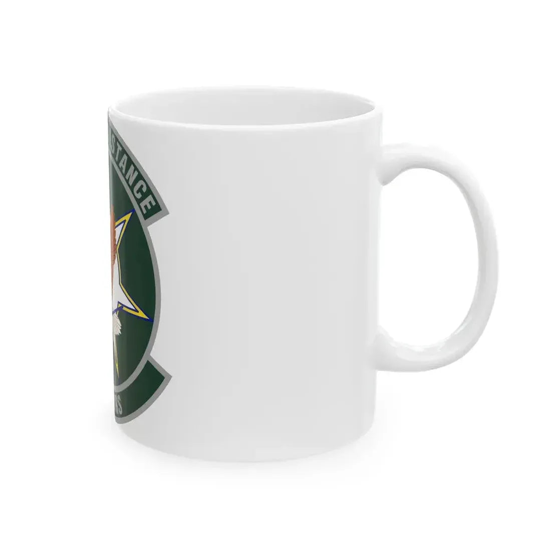 816th Global Mobility Readiness Squadron (U.S. Air Force) White Coffee Mug - Go Mug Yourself